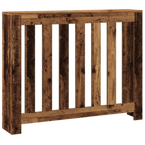 Radiatorskjuler 104×20×82 cm i konstrueret træ - antikt træ