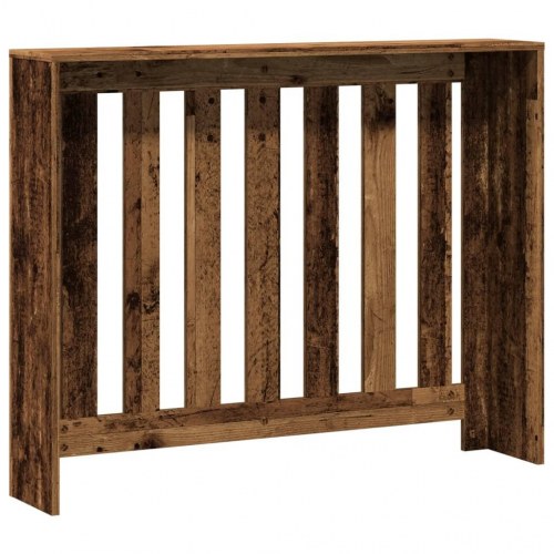 Radiatorskjuler 104×20×82 cm i konstrueret træ - antikt træ