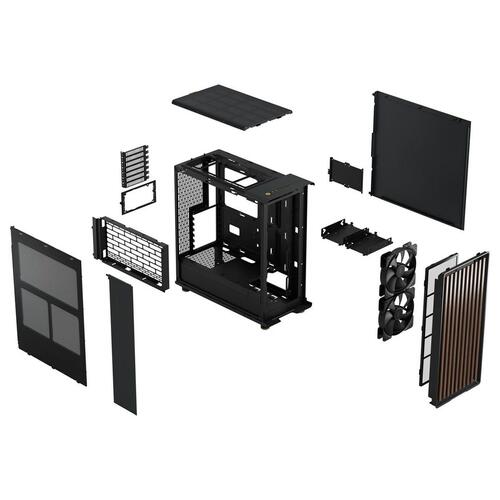 ATX Semi-tårn kasse Fractal Design North Sort