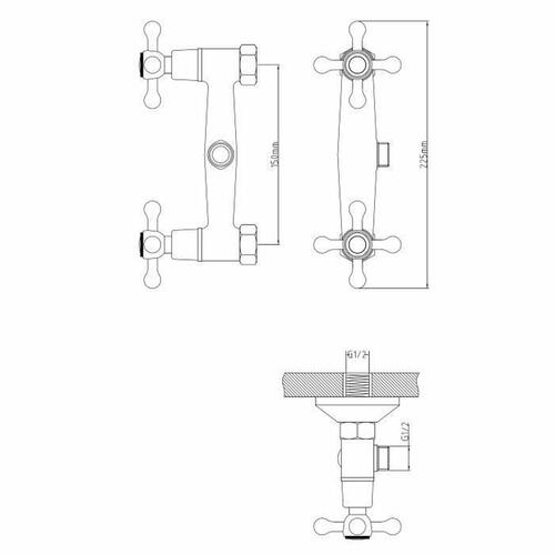 Bimando-hane Rousseau Beverley Bruser Metal Kobber 15 cm