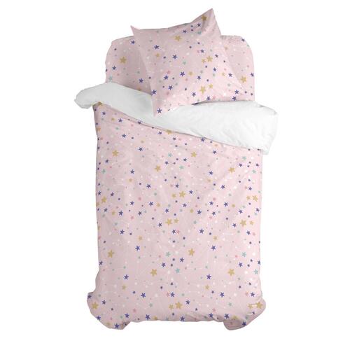 Dynebetræk sæt HappyFriday Mini Sky stars Multifarvet Seng 80 2 Dele