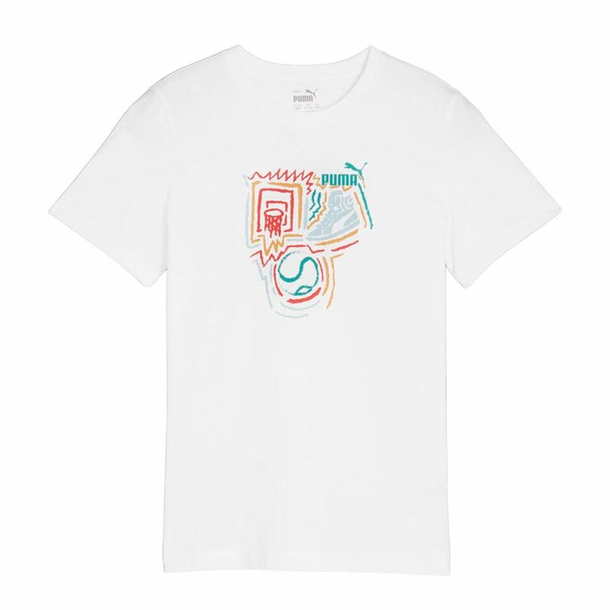 Puma GRAPHICS kortærmet T-shirt til børn, 9-10 år