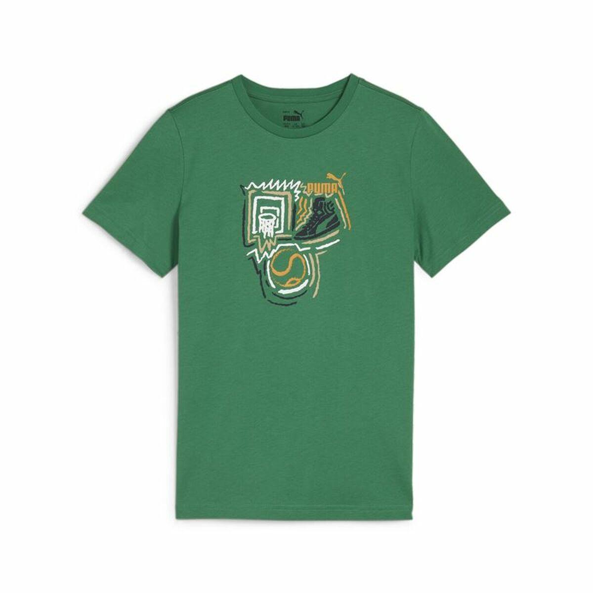 Puma Graphic kortærmet T-shirt til drenge (11-12 år)