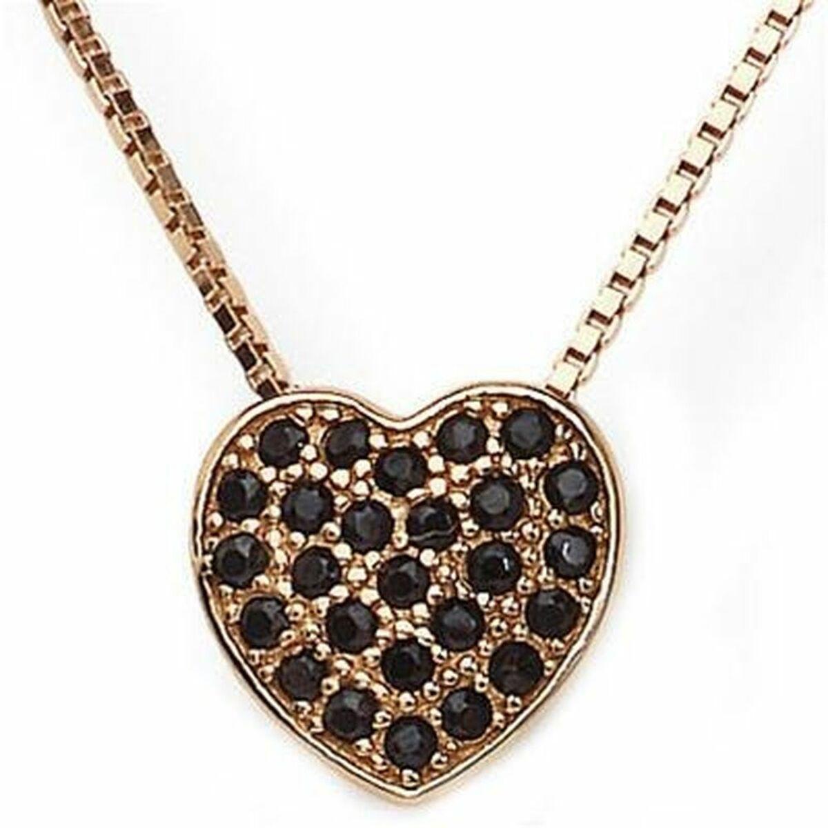 Amen halskæde til kvinder i sterling sølv 925 - hjertevedhæng