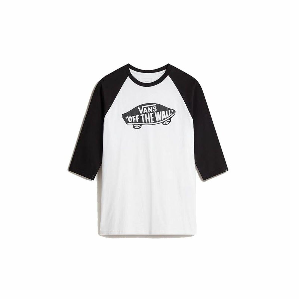 Kortærmet Sport T-shirt Vans Style 76 Raglan Hvid M