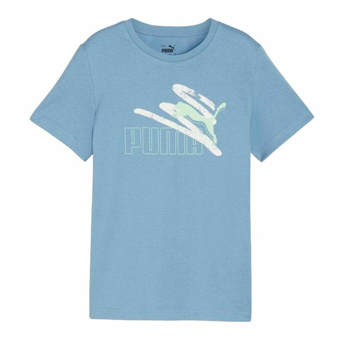 Børne Kortærmet T Shirt Puma Essentials Ab Summer 7 8 år