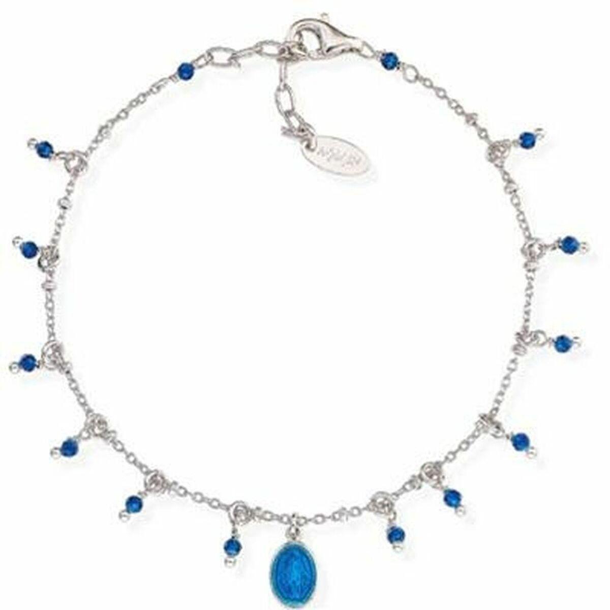 Amen halskæde til kvinder BRMSBBL1 - elegant damehalskæde med blå vedhæng
