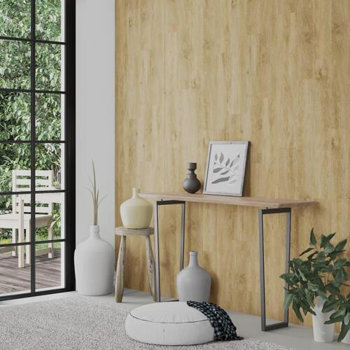 Vægpaneler 2,06 m² trælook PVC brun