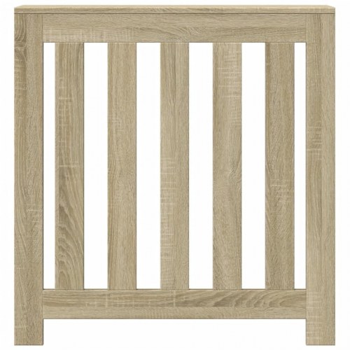 Radiatorskjuler 78 × 20 × 82 cm i konstrueret træ - sonoma eg