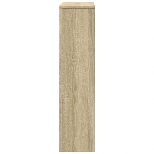 Radiatorskjuler 78 × 20 × 82 cm i konstrueret træ - sonoma eg