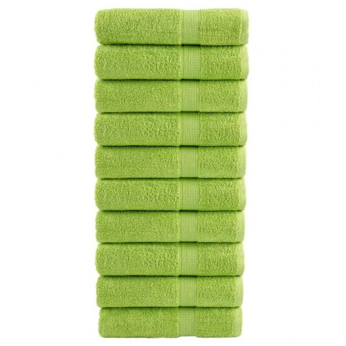 Badehåndklæder SOLUND Premium 10 stk. 70 x 140 cm - æblegrøn
