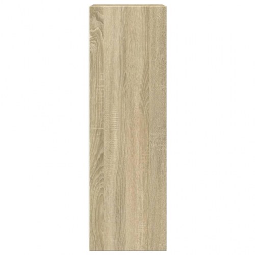 Badeværelsesskab 30×30×95 cm i konstrueret træ - sonoma-eg
