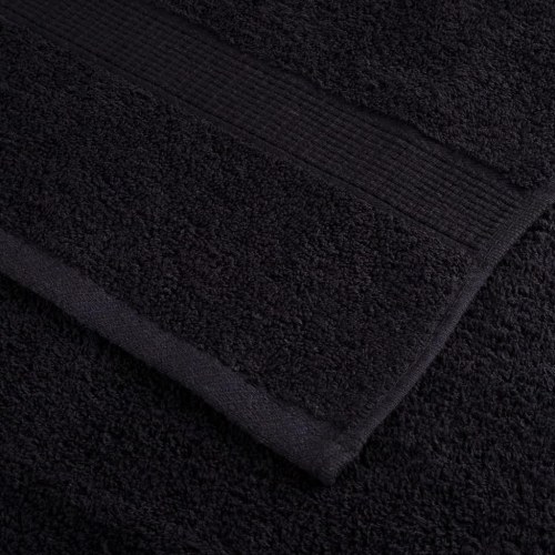 Håndklæder SOLUND 10 stk. 100 x 200 cm 600 g/m² - sort