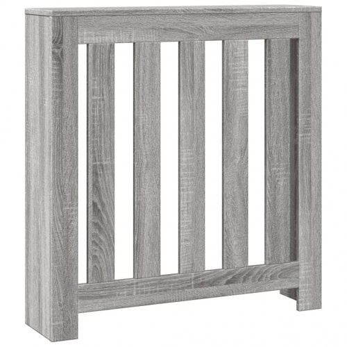 Radiatorskjuler 78 × 20 × 82 cm i konstrueret træ - grå sonoma-eg