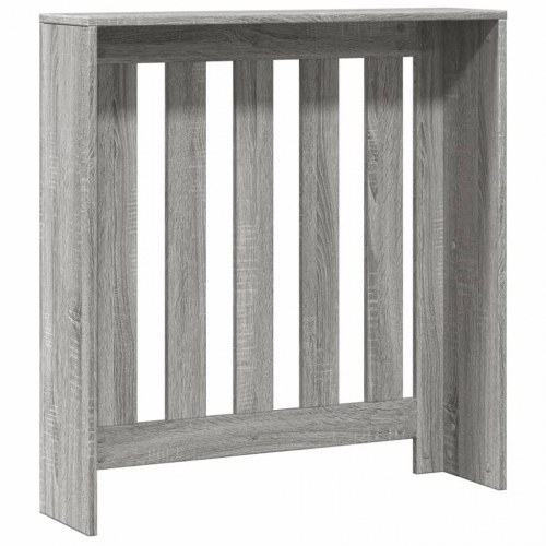 Radiatorskjuler 78 × 20 × 82 cm i konstrueret træ - grå sonoma-eg