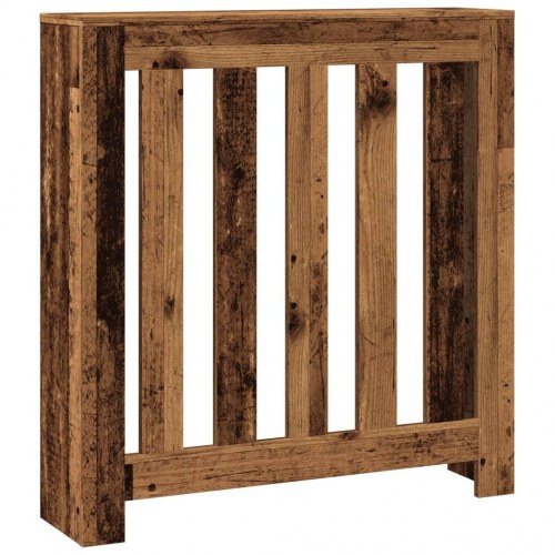 Radiatorskjuler 78×20×82 cm i konstrueret træ - antikt træ