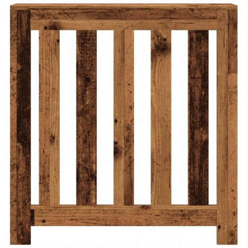 Radiatorskjuler 78×20×82 cm i konstrueret træ - antikt træ
