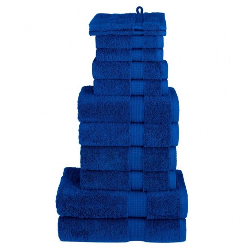 Håndklæder 12 stk. Premium SOLUND 600 g/m² blå