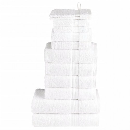 Håndklædesæt 12 stk. - SOLUND Premium 600 g/m², hvid