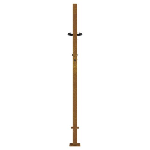 Havelåge 105x130 cm cortenstål græsdesign