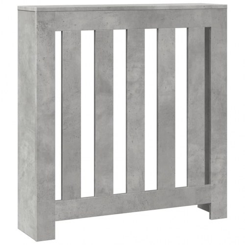 Radiatorskjuler 78 × 20 × 82 cm i konstrueret træ - betongrå