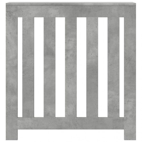 Radiatorskjuler 78 × 20 × 82 cm i konstrueret træ - betongrå