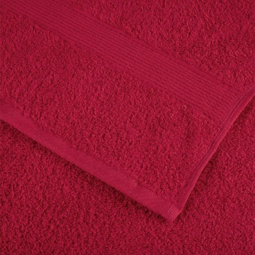 Saunahåndklæder SOLUND 10 stk. 80 x 200 cm 600 g/m² - rød