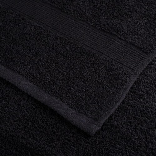 Håndklæder SOLUND 4 stk. 100 x 200 cm - sort
