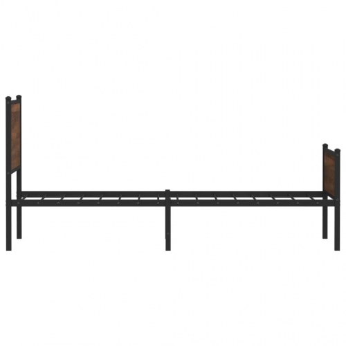 Sengeramme 90 x 200 cm uden madras - brun egetræsfarve