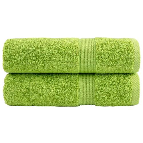 Badehåndklæder SOLUND 2 stk. Premium 100x150 cm 600 g/m2 grøn