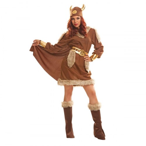 - Viking kvinde kostume, voksen XL