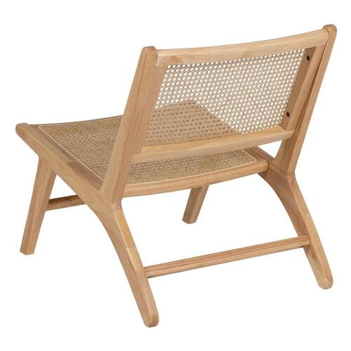 Lænestol Natur Træ Rattan 60,5 x 73,5 x 72,5 cm