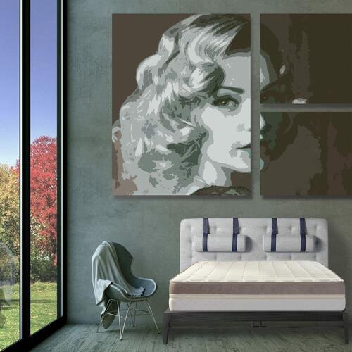 Memory skum madras Drakefor Sky 80 x 190 cm