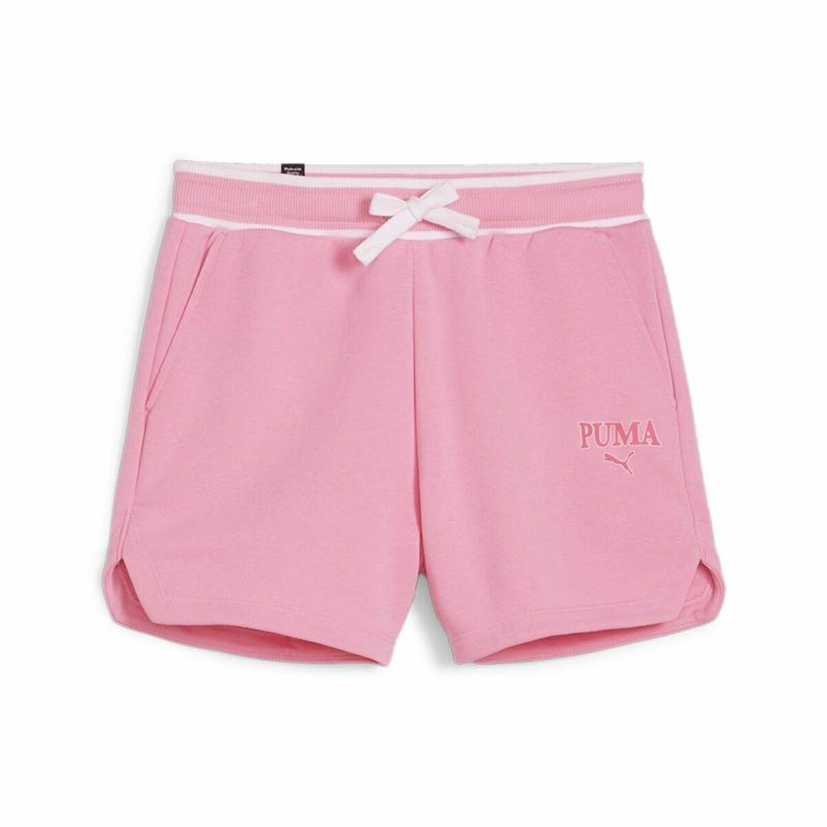 Puma Squad G børneshorts - pink, 15-16 år