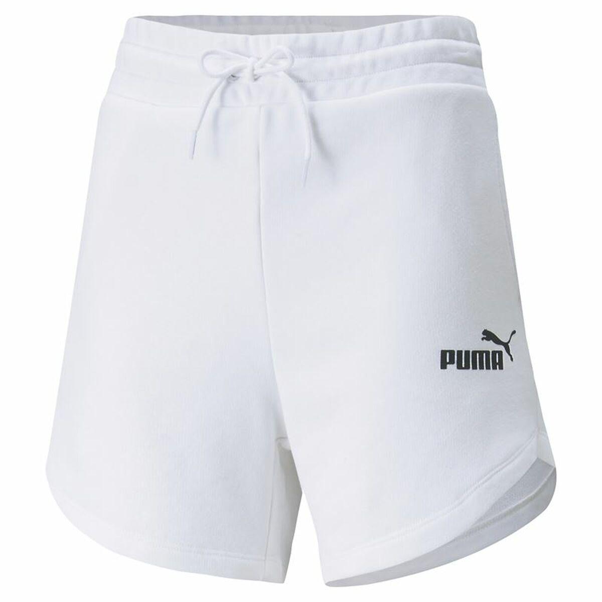 Puma Essentials 5" dame sportsshorts - Hvid (L)