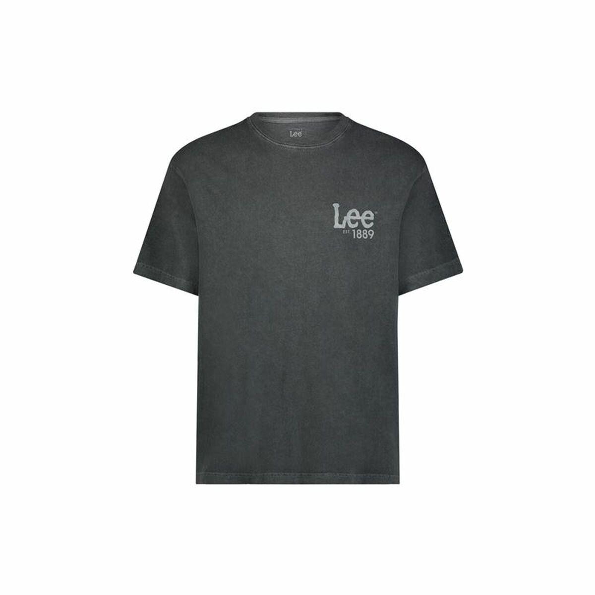 Kortærmet T Shirt Til Mænd Lee Loose Logo Sort S