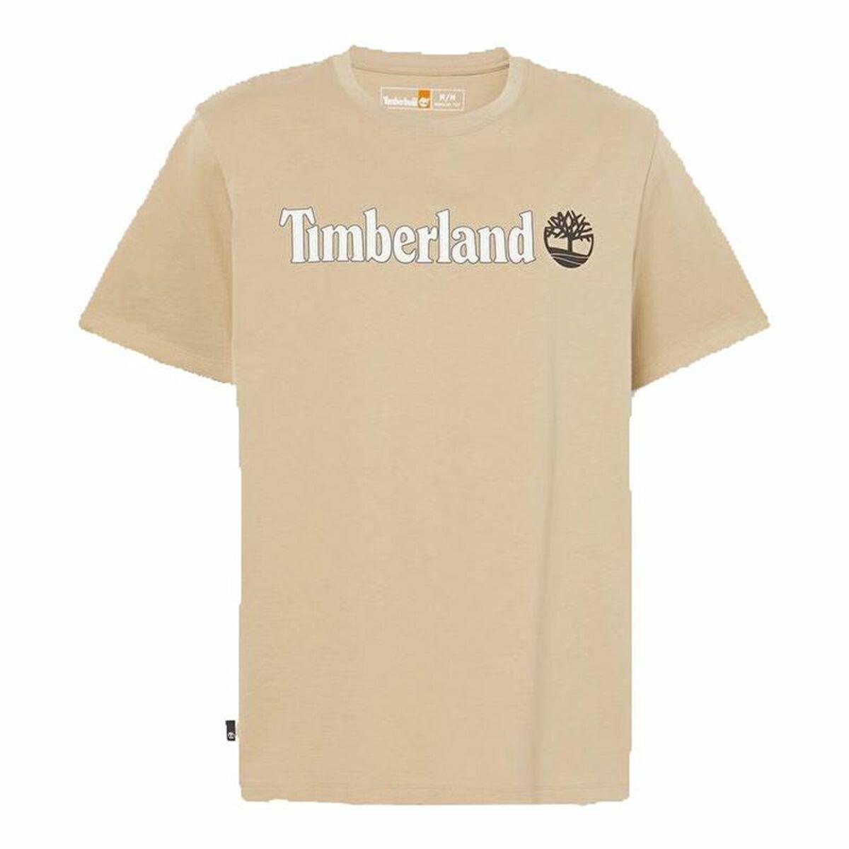 Timberland Kennebec River Linear Logo T-shirt, lys brun, M