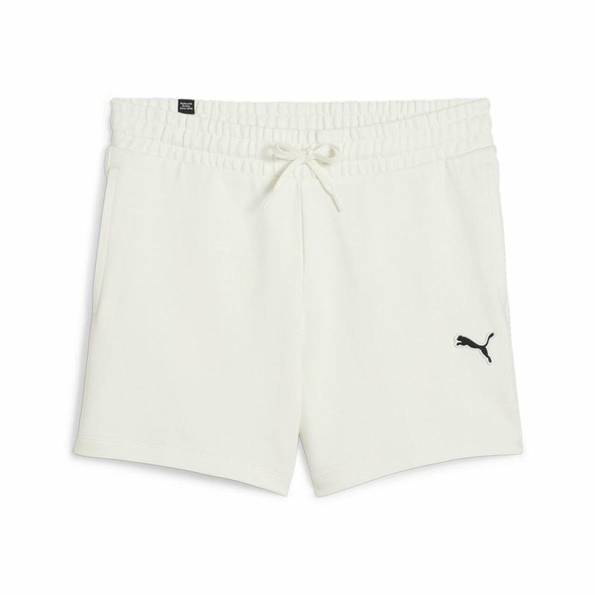 Puma Better Essentials 5" dameshorts - hvid (L)