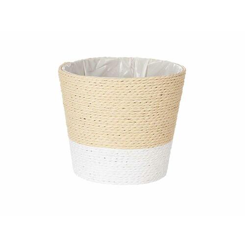 Urtepotte Hvid Tov Plastik 16 x 14,5 x 16 cm (24 enheder)