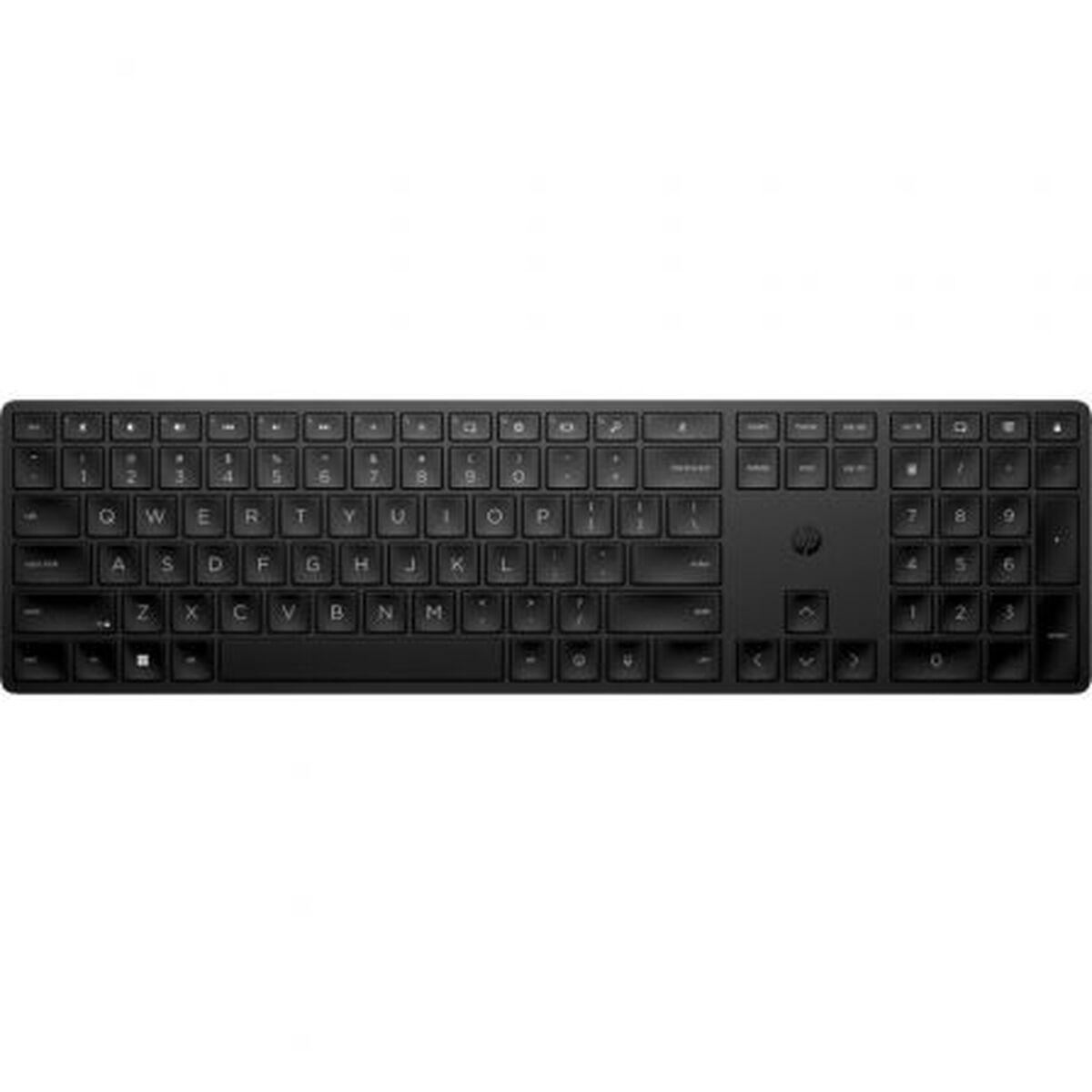 Trådløst Tastatur Hp 4r177aa Sort Spansk Qwerty