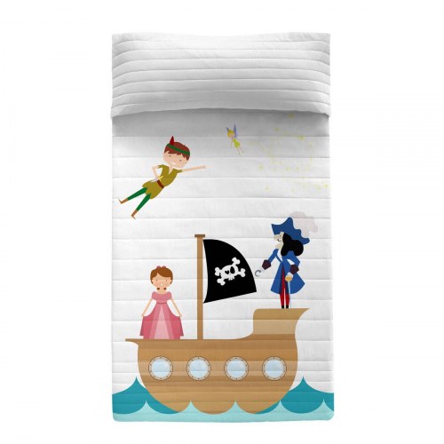 Sengetæppe (vattæppe) Mr Fox Multifarvet 200 x 260 cm Peter Pan