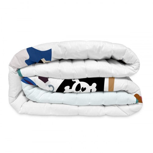 Sengetæppe (vattæppe) Mr Fox Multifarvet 200 x 260 cm Peter Pan