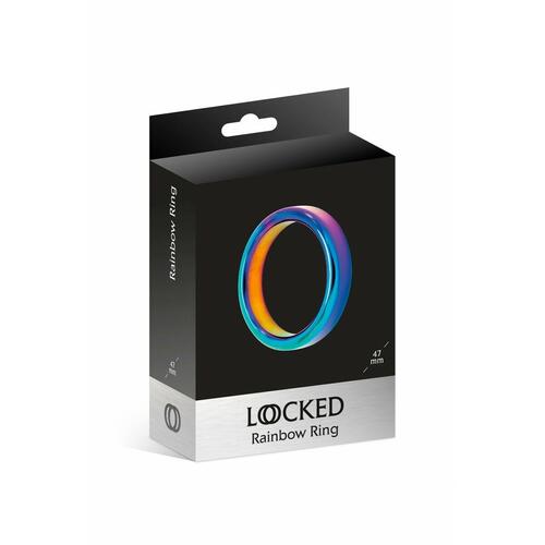 Locked Rainbow Ring - farverig ring til voksne
