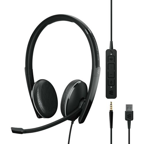 Hovedtelefoner med mikrofon Epos ADAPT 165T Sort