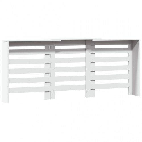 Radiatorskjuler 205 x 21,5 x 83,5 cm - hvid