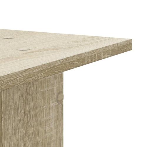 Højtalerstativer 2 stk. 30x30x80 cm konstrueret træ sonoma-eg