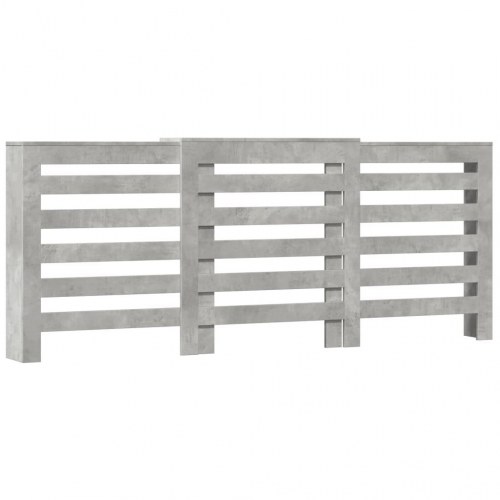 Radiatorskjuler 205 x 21,5 x 83,5 cm - betongrå