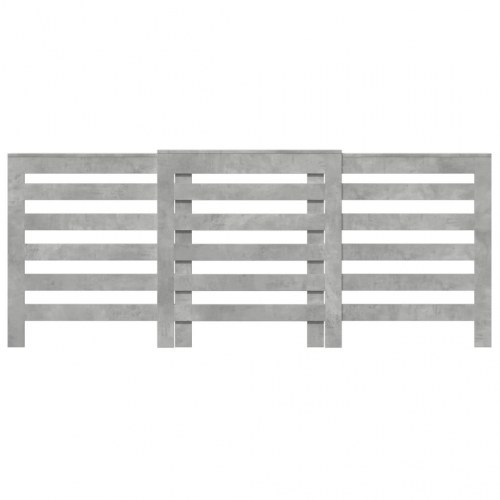 Radiatorskjuler 205 x 21,5 x 83,5 cm - betongrå
