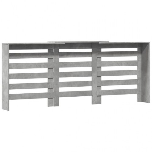 Radiatorskjuler 205 x 21,5 x 83,5 cm - betongrå
