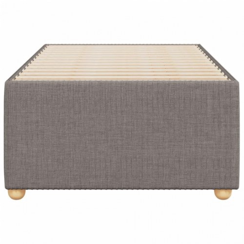 Sengeramme uden madras 90 x 190 cm stof - gråbrun